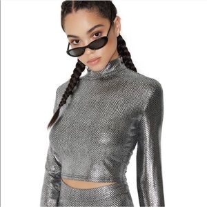 I.AM.GIA Long Sleeve Crop Top